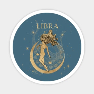 Libra zodiac sign Magnet